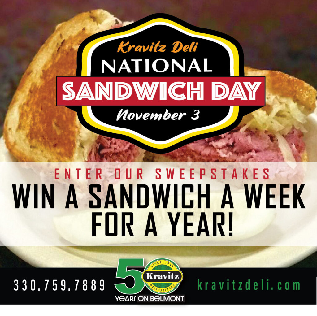 Kravitz Deli National Sandwich Day Sweepstakes